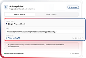 CRM Updated Automatically